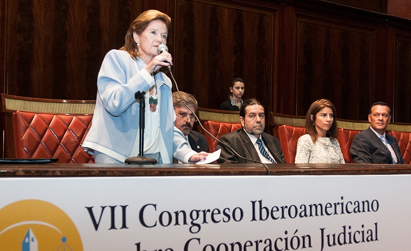 Highton particip del acto inaugural del VII Congreso Iberoamericano sobre Cooperacin Judicial