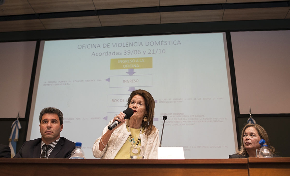 Elena Highton de Nolasco encabez el acto de apertura del XXIII Encuentro Nacional de Mujeres Jueces de Argentina