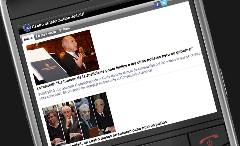 Ya est disponible la nueva versin del CIJ para Iphone y Blackberry